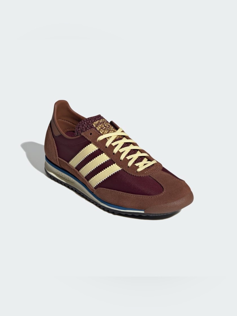 Adidas SL72 OG shoes in maroon/yellow sz7